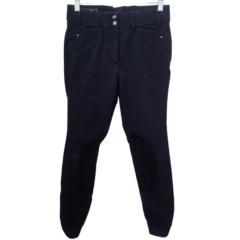 Ariat Navy Blue Breeches Equestrian Riding Full Seat Pant Horse Show Size US 22L